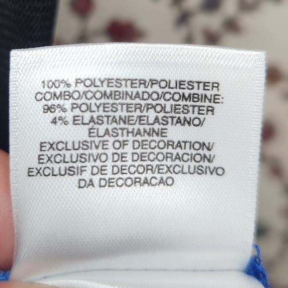 Anne Kleim Women's Navy and Black Tank Blouse - Picture 3 of 3